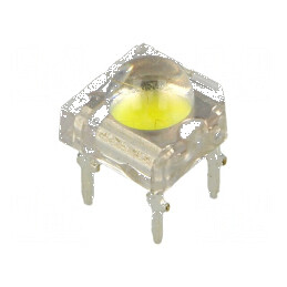 LED Super Flux Alb Rece 7,62x7,62mm 28-30lm 120° 20mA 6500K - Iluminat Eficient | Electronic-mag.ro | Componente Electronice