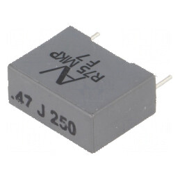 Condensator polipropilenă R75 470nF 18x7,5x13,5mm THT ±5% - Componentă electronică de înaltă performanță | Electronic-mag.ro | Componente Electronice