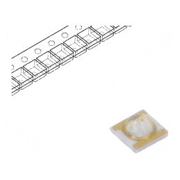 LED SMD 3535, 120° Putere, 700mA, λd: 440-450nm, Pmax: 2,5W | Electronic-mag.ro | Componente Electronice