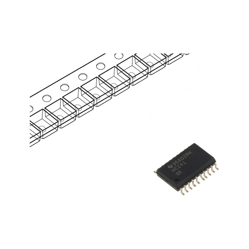 Buffer Digital Non-Inversor IC, Declanșator Linie, 8 Canale SMD | Electronic-mag.ro | Componente Electronice Buffer Digital Non-Inversor IC, Declanșator Linie, 8 Canale SMD | Electronic-mag.ro | Componente Electronice
