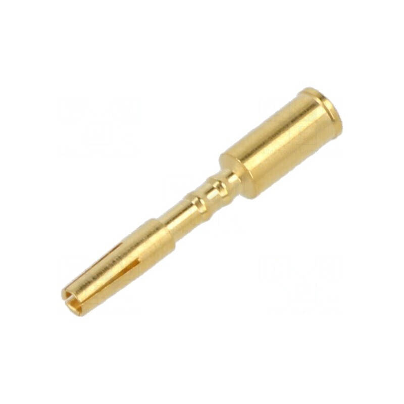 Conector M12 Power cu Pin mamă aurit pentru cabluri 0,75÷1,5mm² - Crimpat | Electronic-mag.ro | Componente Electronice