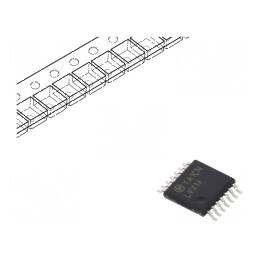 IC Digital NOT 6 IN 1 SMD TSSOP14 2-3.6VDC -40° până la 85°C LVX | Electronic-mag.ro | Componente Electronice