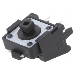 Microîntrerupător TACT SPST-NO 0,05A/12VDC THT Pozitie 2 - Comutator Profesional pentru Circuit Electric | Electronic-mag.ro | Componente Electronice