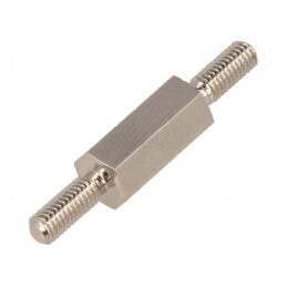 Piuliță Distanțieră Tretată 12mm Filet Exterior M3 Hexagonal - Accesorii pentru Montaj | Electronic-mag.ro | Componente Electronice