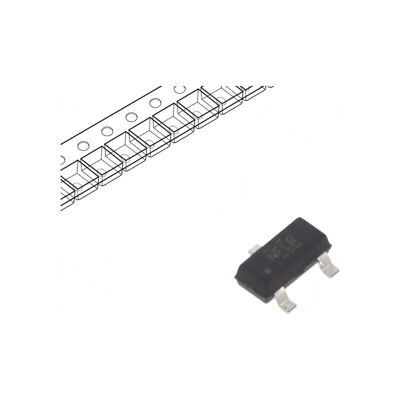 Diodă TVS Unidirecțională 7V pentru Rețea, SOT23, 2 ESD | Electronic-mag.ro | Componente Electronice