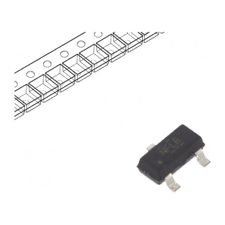 Diodă TVS Unidirecțională 7V pentru Rețea, SOT23, 2 ESD | Electronic-mag.ro | Componente Electronice