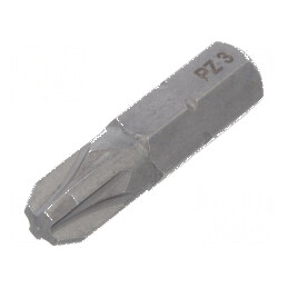 Capăt de șurubelniță Pozidriv® PZ3, Lungime Totală 25mm, Standard | Electronic-mag.ro | Componente Electronice