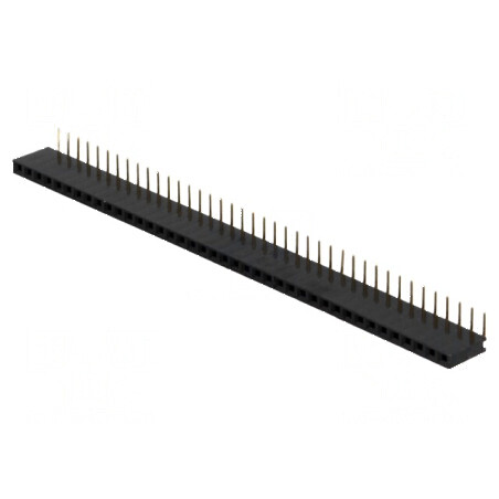 Conector şiruri pini soclu mamă 40 pini unghi 90° 2,54mm | Electronic-mag.ro | Componente Electronice