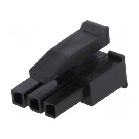 Conector cablu-cablu mufă mamă Micro MATE-N-LOK 3mm, 3 pini - soluție de interconectare profesională | Electronic-mag.ro | Componente Electronice