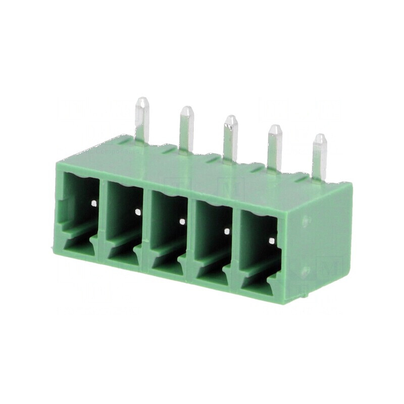 Regletă de conexiuni deconectabilă 3,81mm cu 5 piste și soclu tată - Soluție profesională pentru conexiuni electrice | Electronic-mag.ro | Componente Electronice