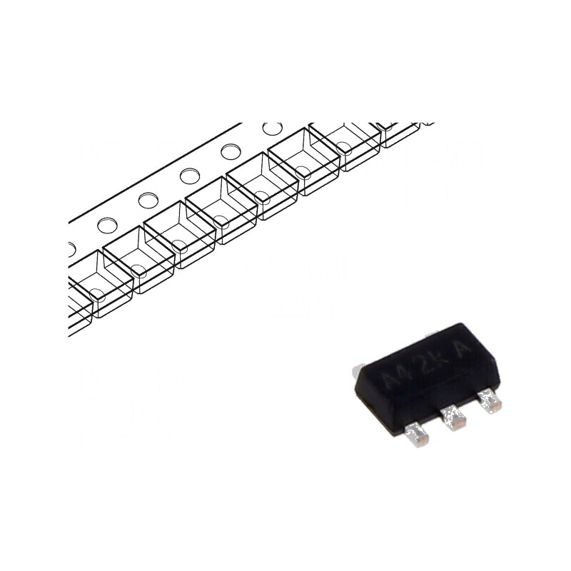 Driver LED Buck SOT89-5 1,5A, 4,5-40V, Eficiență 95% | Electronic-mag.ro | Componente Electronice