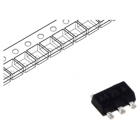 Driver LED Buck SOT89-5 1,5A, 4,5-40V, Eficiență 95% | Electronic-mag.ro | Componente Electronice