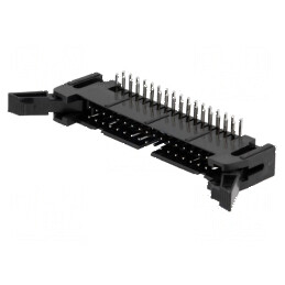 Conector IDC soclu tată 34 PIN 90° THT aurit 2,54mm | Electronic-mag.ro | Componente Electronice