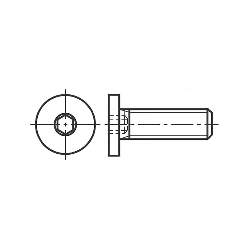 Şurub M6x20 cu Cap Rotund Imbus HEX 3mm din Oţel | Electronic-mag.ro | Componente Electronice Şurub M6x20 cu Cap Rotund Imbus HEX 3mm din Oţel | Electronic-mag.ro | Componente Electronice