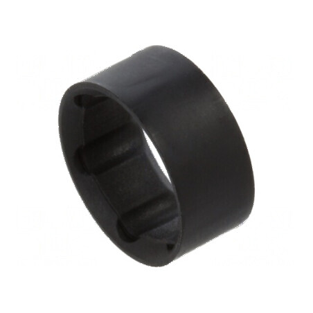 Montură LED 5mm, două piese, neagră, UL94V-2, dimensiuni 9mm | Electronic-mag.ro | Componente Electronice