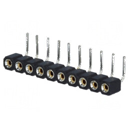 Conector șiruri pini soclu mamă 10 contacte întoarse - Componente Electronice Profesionale | Electronic-mag.ro | Componente Electronice
