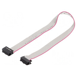 Cablu panglică IDC cu conectori, 1,27mm, lungime 0,3m | Electronic-mag.ro | Componente Electronice