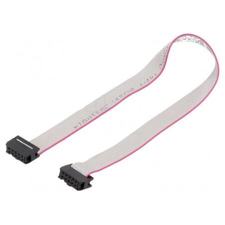 Cablu panglică IDC cu conectori, 1,27mm, lungime 0,3m | Electronic-mag.ro | Componente Electronice