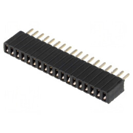 Conector şiruri pini soclu mamă 18 PIN 1,27mm THT 1x18 - Componentă electronică de conectare | Electronic-mag.ro | Componente Electronice