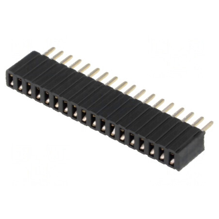 Conector şiruri pini soclu mamă 18 PIN 1,27mm THT 1x18 - Componentă electronică de conectare | Electronic-mag.ro | Componente Electronice