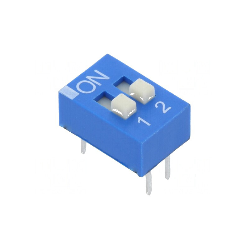 Comutator DIP-SWITCH 2 Secţiuni OFF-ON 0,025A/24VDC | Electronic-mag.ro | Componente Electronice Comutator DIP-SWITCH 2 Secţiuni OFF-ON 0,025A/24VDC | Electronic-mag.ro | Componente Electronice