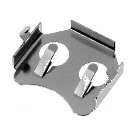 Clips pentru PCB BR1220, BR1225, CL1220, CR1216, CR1220 - Înălțime 3mm, Diametru 12mm | Electronic-mag.ro | Componente Electronice