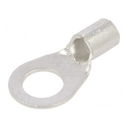 Vârf inelar M10 16mm² cu crimpare pe cablu cositorit din cupru, dimensiune 11mm | Electronic-mag.ro | Componente Electronice