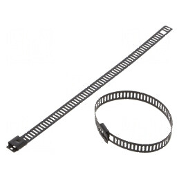 Colier de strângere din oțel inoxidabil AISI 304, dimensiuni L: 150mm, W: 7mm | Electronic-mag.ro | Componente Electronice