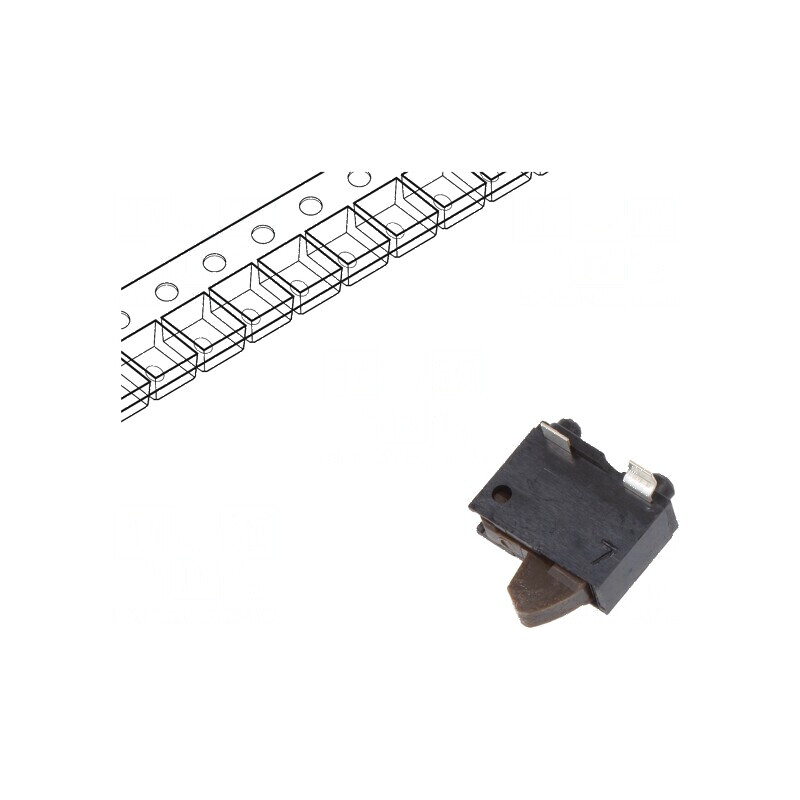 Comutator cu Senzor Pozitiv 2 SPST, 0,01A/5VDC, 500mΩ, Forță Activare 0,29N, Dimensiune 4,1mm | Electronic-mag.ro | Componente Electronice