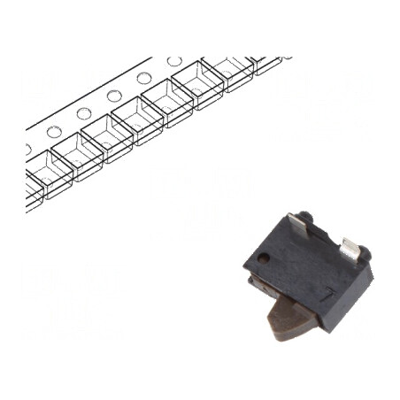Comutator cu Senzor Pozitiv 2 SPST, 0,01A/5VDC, 500mΩ, Forță Activare 0,29N, Dimensiune 4,1mm | Electronic-mag.ro | Componente Electronice