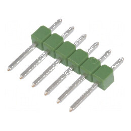 Conector AMPMODU MOD II - Şiruri Pini Tată 6 PIN THT | Electronic-mag.ro | Componente Electronice