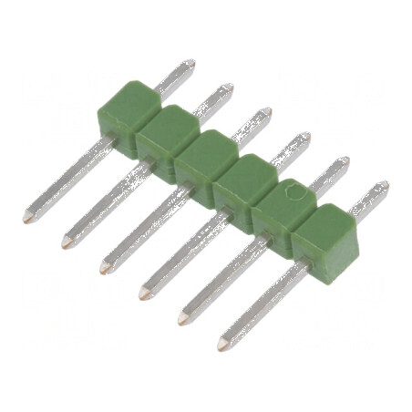 Conector AMPMODU MOD II - Şiruri Pini Tată 6 PIN THT | Electronic-mag.ro | Componente Electronice