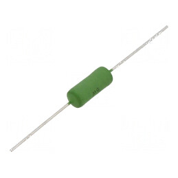 Rezistor bobinat THT 10Ω 5W ±5% 7,5x18mm pentru temperaturi între -50 și 250°C, 80ppm/°C | Electronic-mag.ro | Componente Electronice