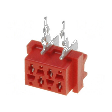 Micro-MaTch Soclu Mamă PIN 4 THT pentru PCB, Dispunere 2x2 – Conector de Înaltă Calitate pentru Aplicații Electronice | Electronic-mag.ro | Componente Electronice
