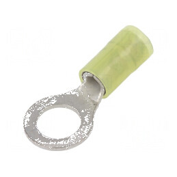 Vârf Inelar M8 pentru Cablu 2,5÷6mm², Izolat, Cupru Cositorit, Temperaturi -55÷105°C | Electronic-mag.ro | Componente Electronice