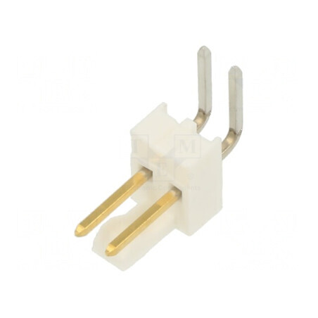 Conector cablu-placă KK 254 PIN 2 THT unghi 90° soclu pentru aplicații electronice | Electronic-mag.ro | Componente Electronice