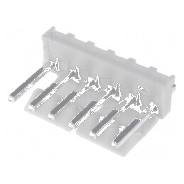 Conector cablu-placă soclu tată KK 396, 3,96mm, 6 PIN, THT, 7A | Electronic-mag.ro | Componente Electronice