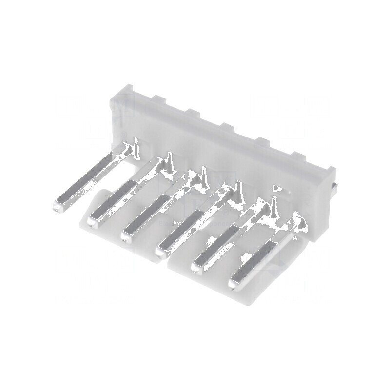 Conector cablu-placă soclu tată KK 396, 3,96mm, 6 PIN, THT, 7A | Electronic-mag.ro | Componente Electronice