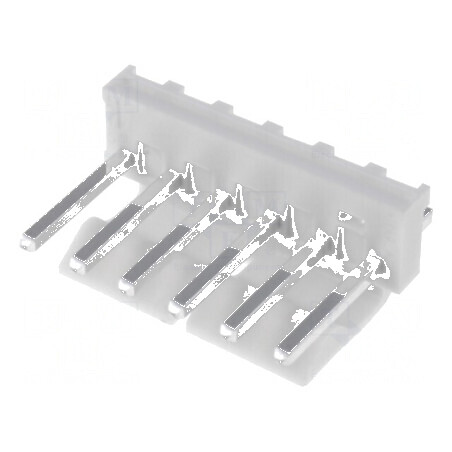Conector cablu-placă soclu tată KK 396, 3,96mm, 6 PIN, THT, 7A | Electronic-mag.ro | Componente Electronice