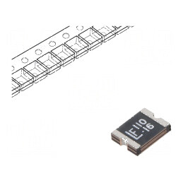Siguranță polimerică PTC pentru ardere rapidă 1,1A 16V SMD - Componente electronice de înaltă performanță | Electronic-mag.ro | Componente Electronice