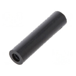 Manşon distanţier cilindric din poliamidă M2,5 - Lungime 20mm - Culoare Neagră | Electronic-mag.ro | Componente Electronice