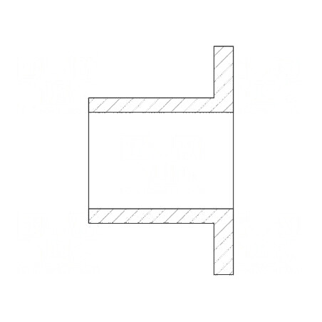 Bucșă izolantă din poliamidă 66 Ø10mm H13mm UL94V-2 | Electronic-mag.ro | Componente Electronice