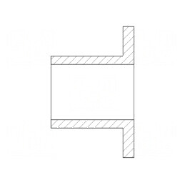 Bucşă izolantă din poliamidă 66 Øint: 10mm H: 23,7mm UL94V-2 pentru aplicații electrice | Electronic-mag.ro | Componente Electronice