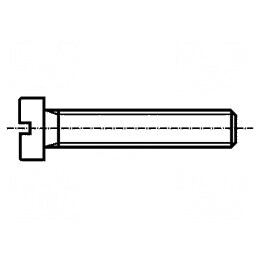 Şurub M1,4x16 mm cu Cap Rotund Crestat din Oţel Fără Înveliş | Electronic-mag.ro | Componente Electronice
