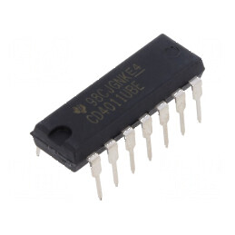 IC Digital NAND 4 Channel CMOS THT PDIP14, 2 Input, 3-18VDC, -55° to 125°C | Electronic-mag.ro | Componente Electronice