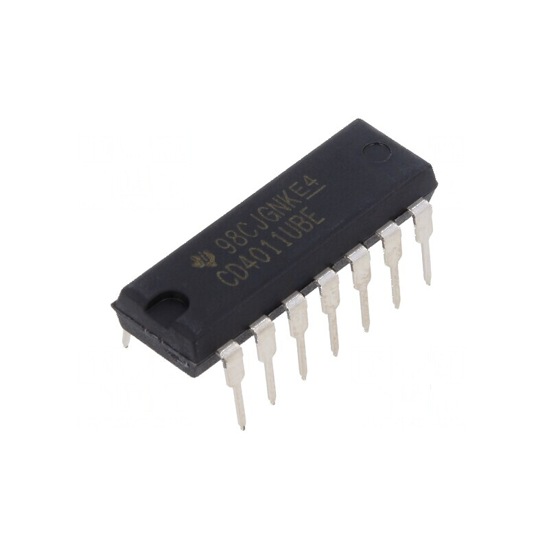 IC Digital NAND 4 Channel CMOS THT PDIP14, 2 Input, 3-18VDC, -55° to 125°C | Electronic-mag.ro | Componente Electronice IC Digital NAND 4 Channel CMOS THT PDIP14, 2 Input, 3-18VDC, -55° to 125°C | Electronic-mag.ro | Componente Electronice