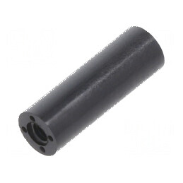 Manşon Distanţier Cilindric Poliamidă M2,5 - Lungime 15mm - Negru | Electronic-mag.ro | Componente Electronice