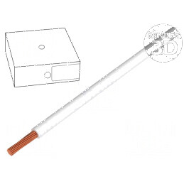 Cablu electric H07V-K litat cu 1,5mm² PVC alb, 450V/750V, 100m - Clasa 5 | Electronic-mag.ro | Componente Electronice
