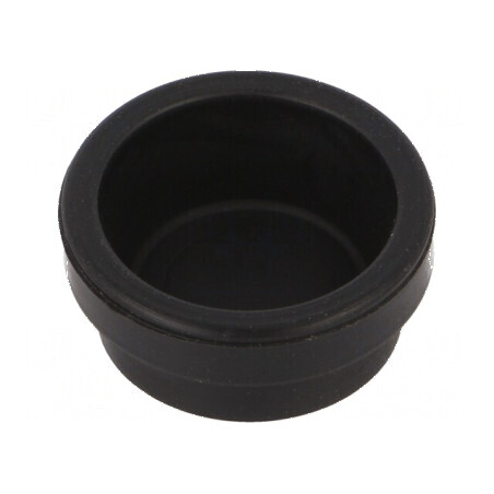 Obturator elastomer Seal Plug DS 20mm, negru, -20° la 80°C, IP54 | Electronic-mag.ro | Componente Electronice