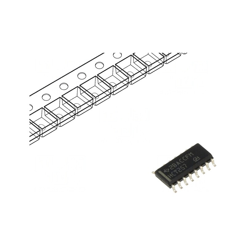 Multiplexor Digital 2 în 1 IC, Selector de Date, Ch: 4 SMD - Componente Electronice Profesionale | Electronic-mag.ro | Componente Electronice